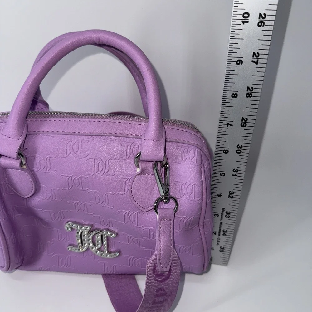 Juicy Couture Purple Purse Hand Tote Bag RN#108833 Great Condition. Camera Case